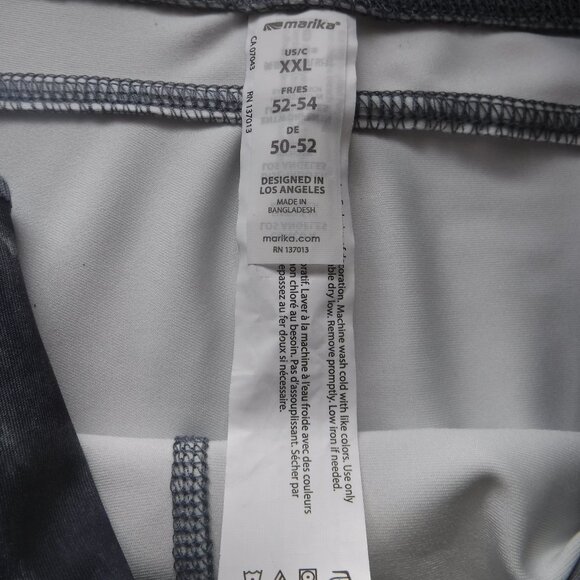 BNWT - Marika Circuit Ankle Legging 25 inch Stormy Sky Granite plus size U.S. 2X - Picture 6 of 13